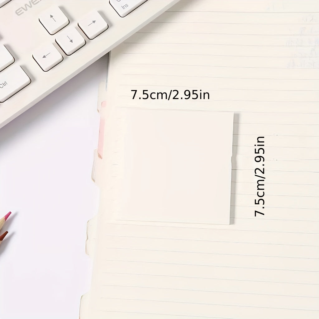 2pcs 100 Sheets Waterproof Sticky Notes School Office Supplies
