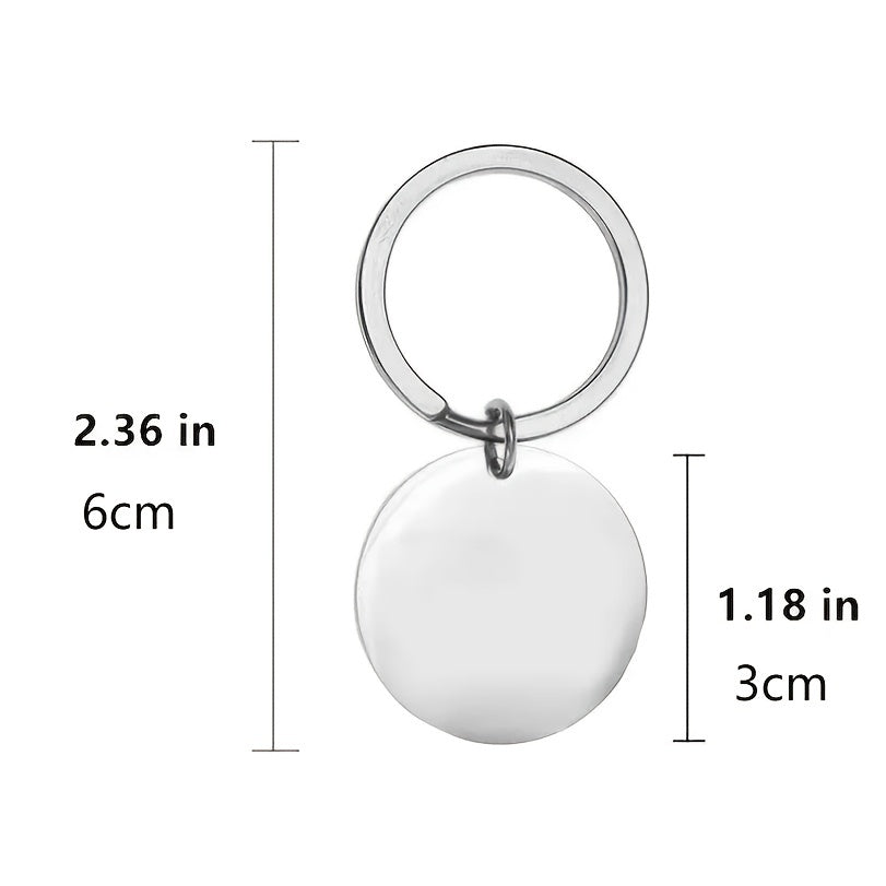 Graduation Tag Keychain Metal Key Ring Purse Bag Backpack Car Charm Gift