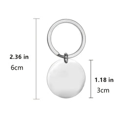 Graduation Tag Keychain Metal Key Ring Purse Bag Backpack Car Charm Gift