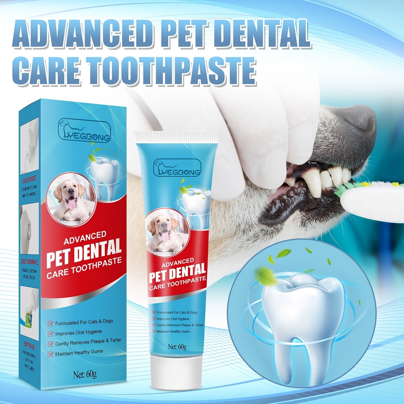 Minty Fresh Dog Toothpaste for Clean Teeth