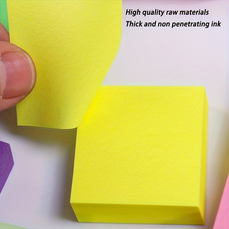 1100pcs Mini Sticky Note Paper 11 Mixed Small Square Self-adhesive Index