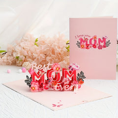 3D Floral Bouquet Greeting Cards for Mom