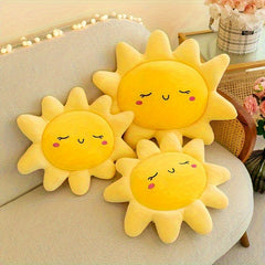 Leisure Style Sunflower Plush Toy Smiling Face Soft Plush Material Mixed Colors