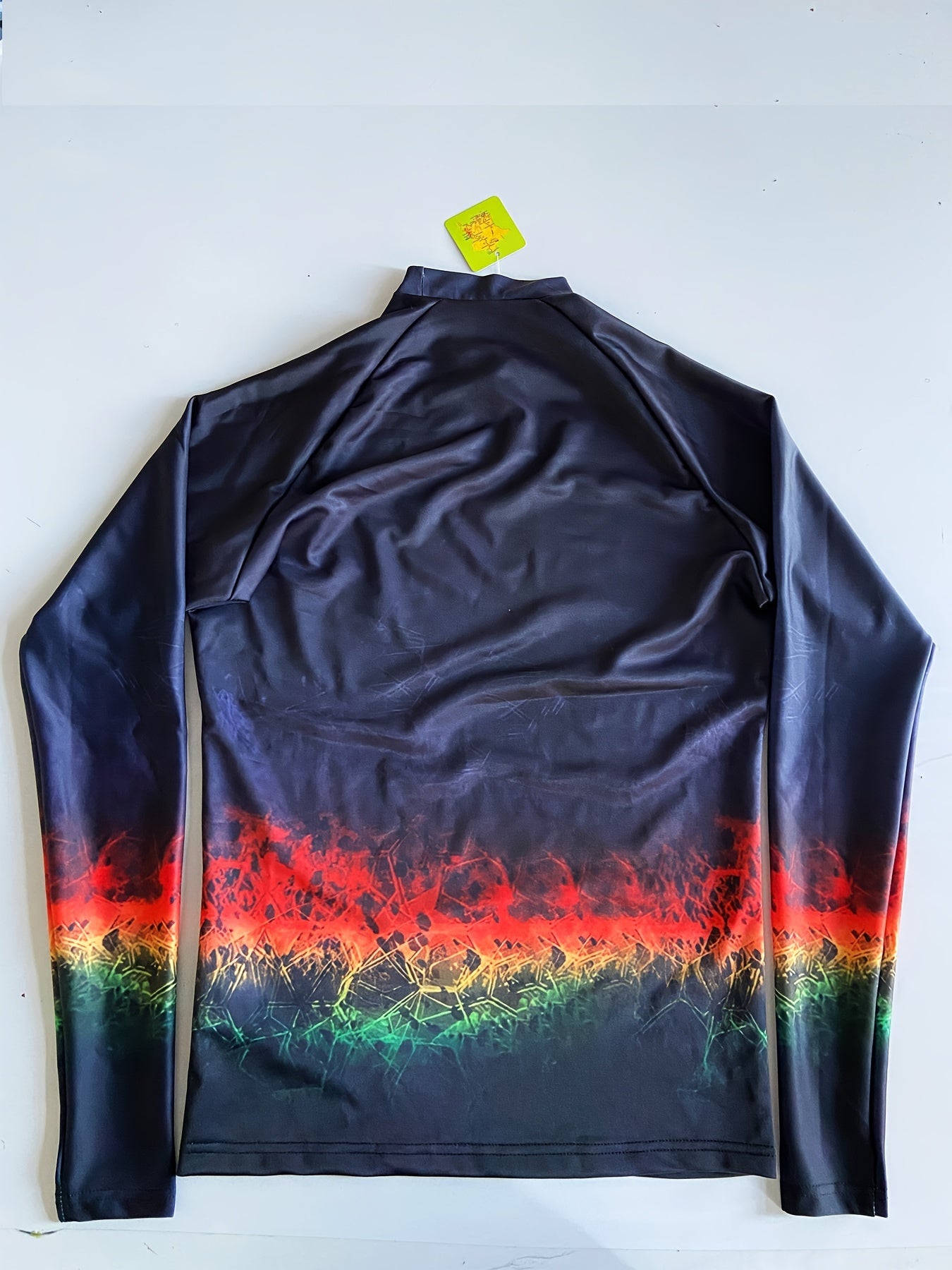 Men's Rainbow Block T shirt Sun Protection Fishing Shirt