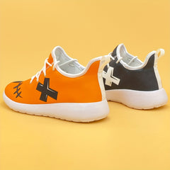 Ghost Face Print High Top Sneakers