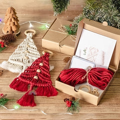 3pcs Christmas Tree Woven DIY Set Home Decoration Woven Rope