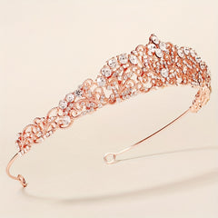 Bridal Rhinestone Headband Crown Hair Accessories Tiara Headdress