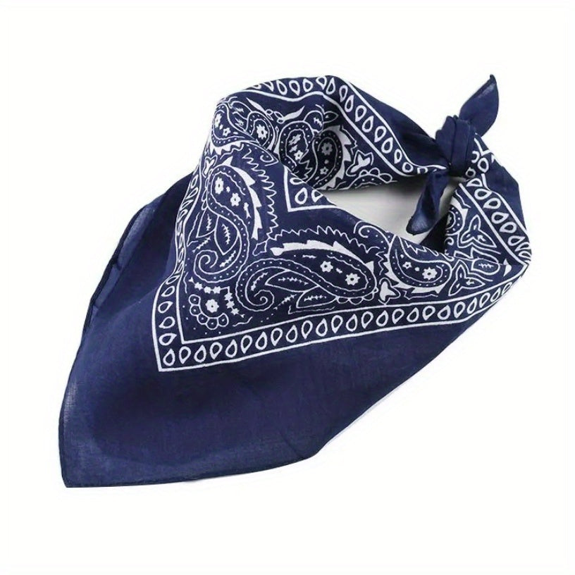Vintage Paisley Print Bandana Hip Hop Multifunctional Neck Gaiter