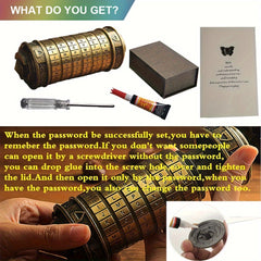 Mini Lock Puzzle Boxes With Hidden Compartments Romantic Gift