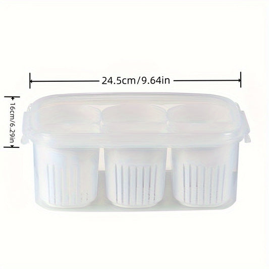 Onion Storage Box With Drainage Function Kitchen Organizer