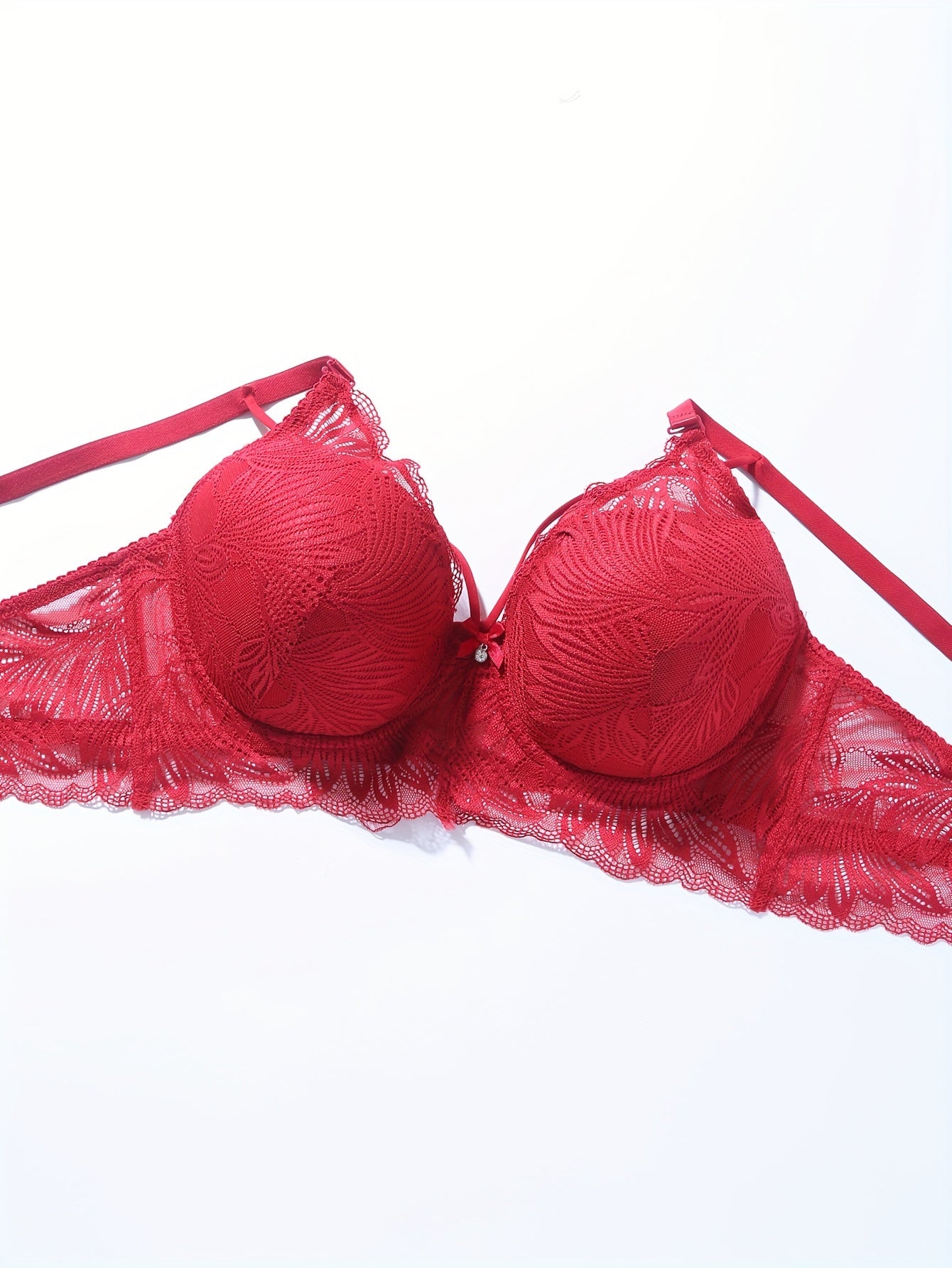 Bra Women's Plus Cross Front Padded Harness Bra
