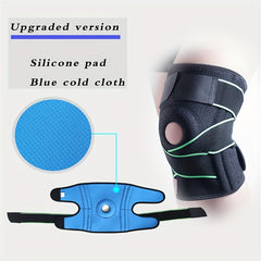 Meniscus Knee Pads with Silicone & Double Spring Strap