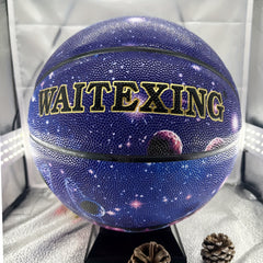 Elastic Starry Sky Basketball Size 7 Non slip Wear resistant Sport Supplies