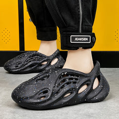 Men's Cut Out Slip On Clogs Casual Outdoor Walking Shoes