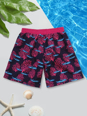 Boys Teen Cartoon Swim Trunk for Summer Beach Holiday