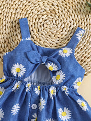 Baby Girl Daisy Floral Strap Sundress