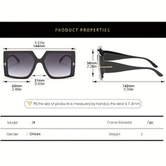 Square Sunglasses Anti Glare UV400 for Driving Beach