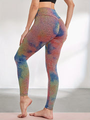 High Waist Tie Dye Yoga Leggings for Women Hip Lifting