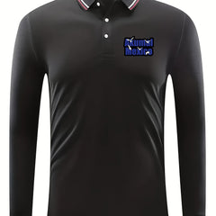 AKUMAL MEXICO Men's Custom Fit Long Sleeve Polo Shirt