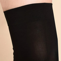 4 Pairs Solid Thigh High Stockings Cosplay Over The Knee Socks Women's Hosiery