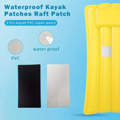 Inflatable Boat Repair Kit Waterproof Patches Glue Bucket