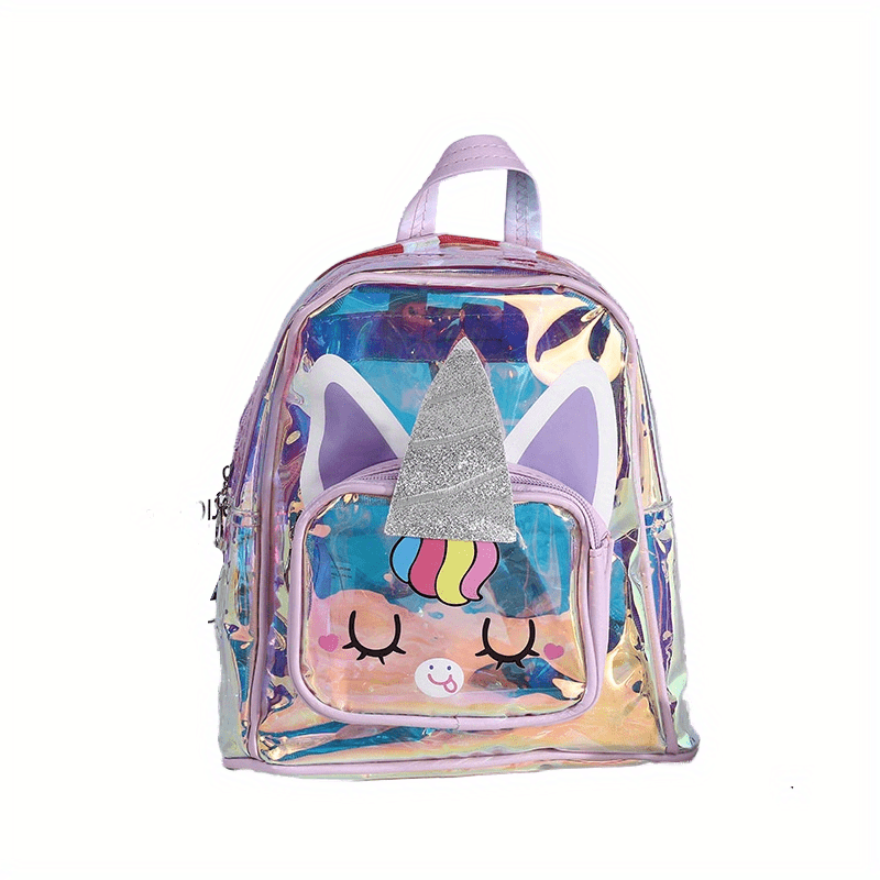 Kids Transparent Travel Backpack Shoulder Bag