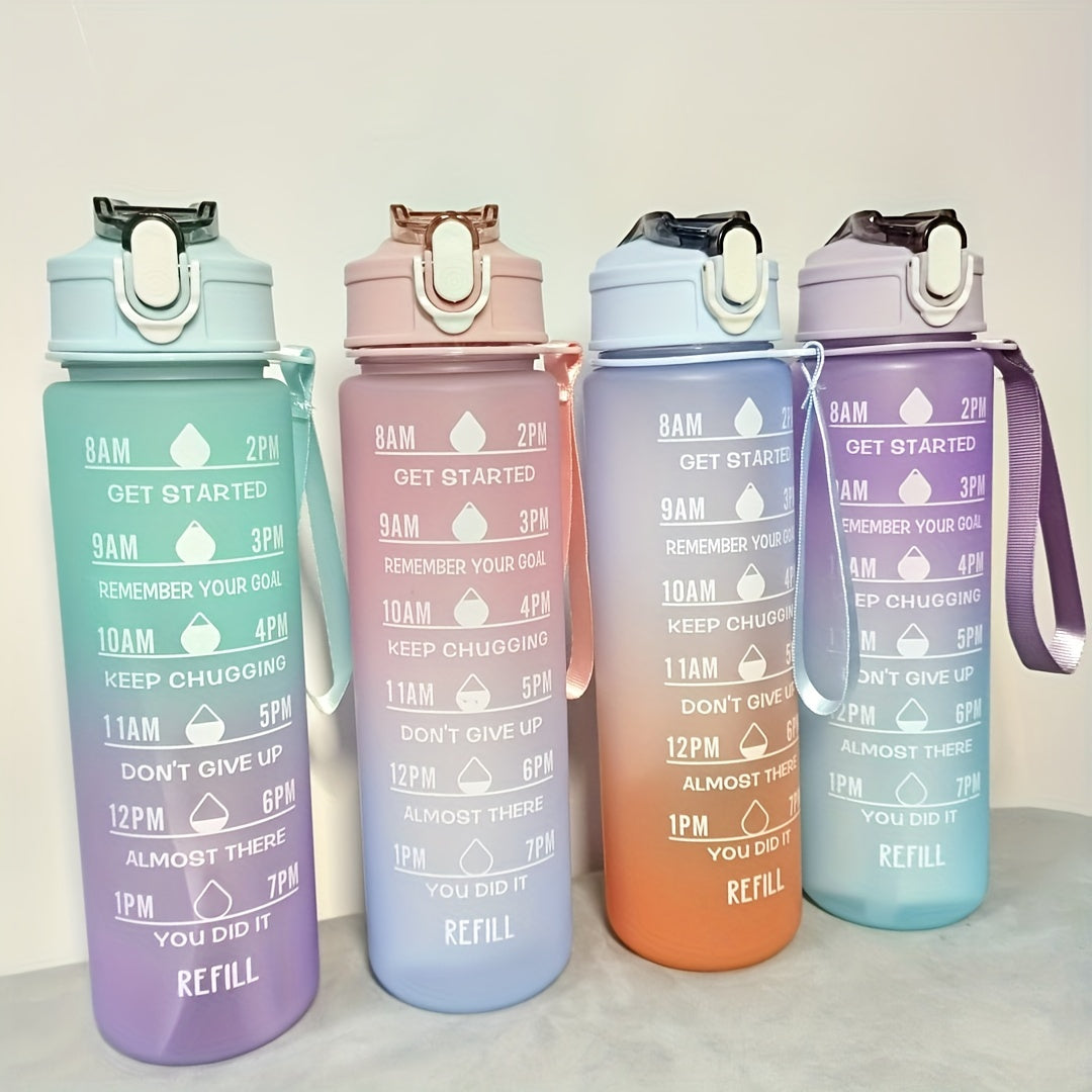 Gradient Outdoor Matte Sports Water Bottle 900ml