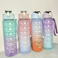 Gradient Outdoor Matte Sports Water Bottle 900ml