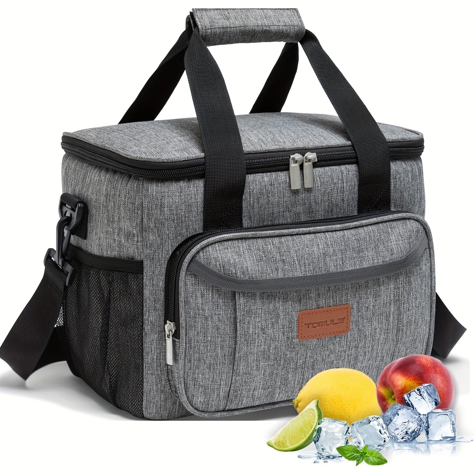 15L Insulated Nylon Bag for Camping and Picnics