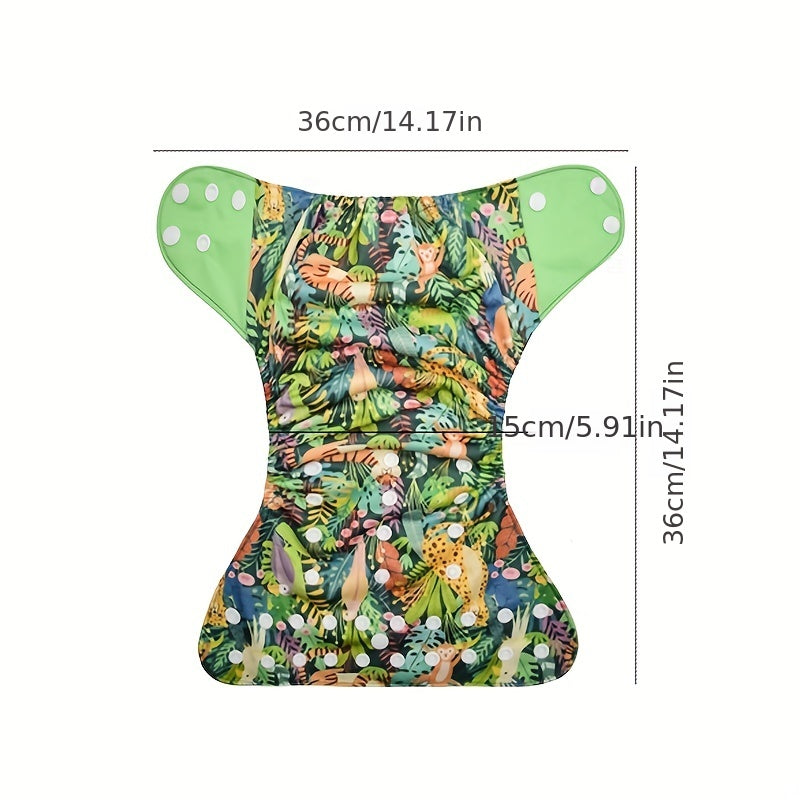 Adjustable Reusable Baby Cloth Diaper 3-15kg Boys & Girls