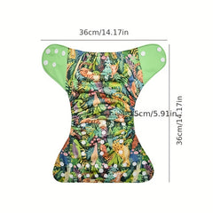 Adjustable Reusable Baby Cloth Diaper 3-15kg Boys & Girls