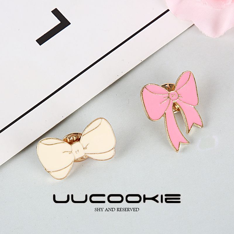 Girls Cartoon Bow Pin Decorative Accessories For Scarf Sweater