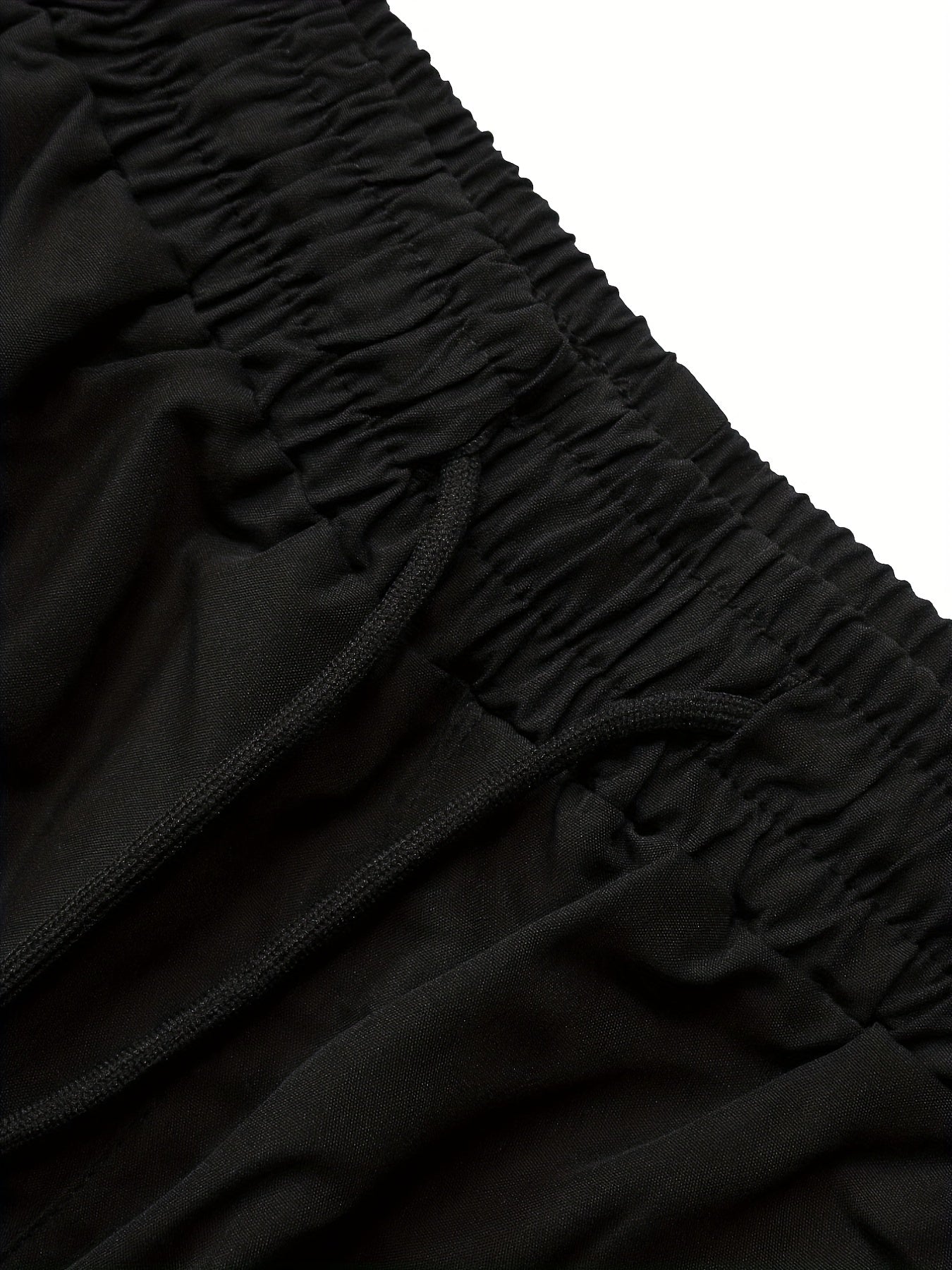 Men s Flap Pocket Jogger Pants Drawstring Waist