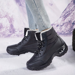 Plush Lined Thermal Furry Chunky Snow Boots