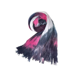 Cashmere Scarf Tie Dye Long Fringe Shawl Warm Outdoor Wrap