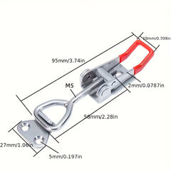 10pcs Adjustable Toggle Clamp Heavy Duty Latch for Door Box Case Trunk Lid Jig