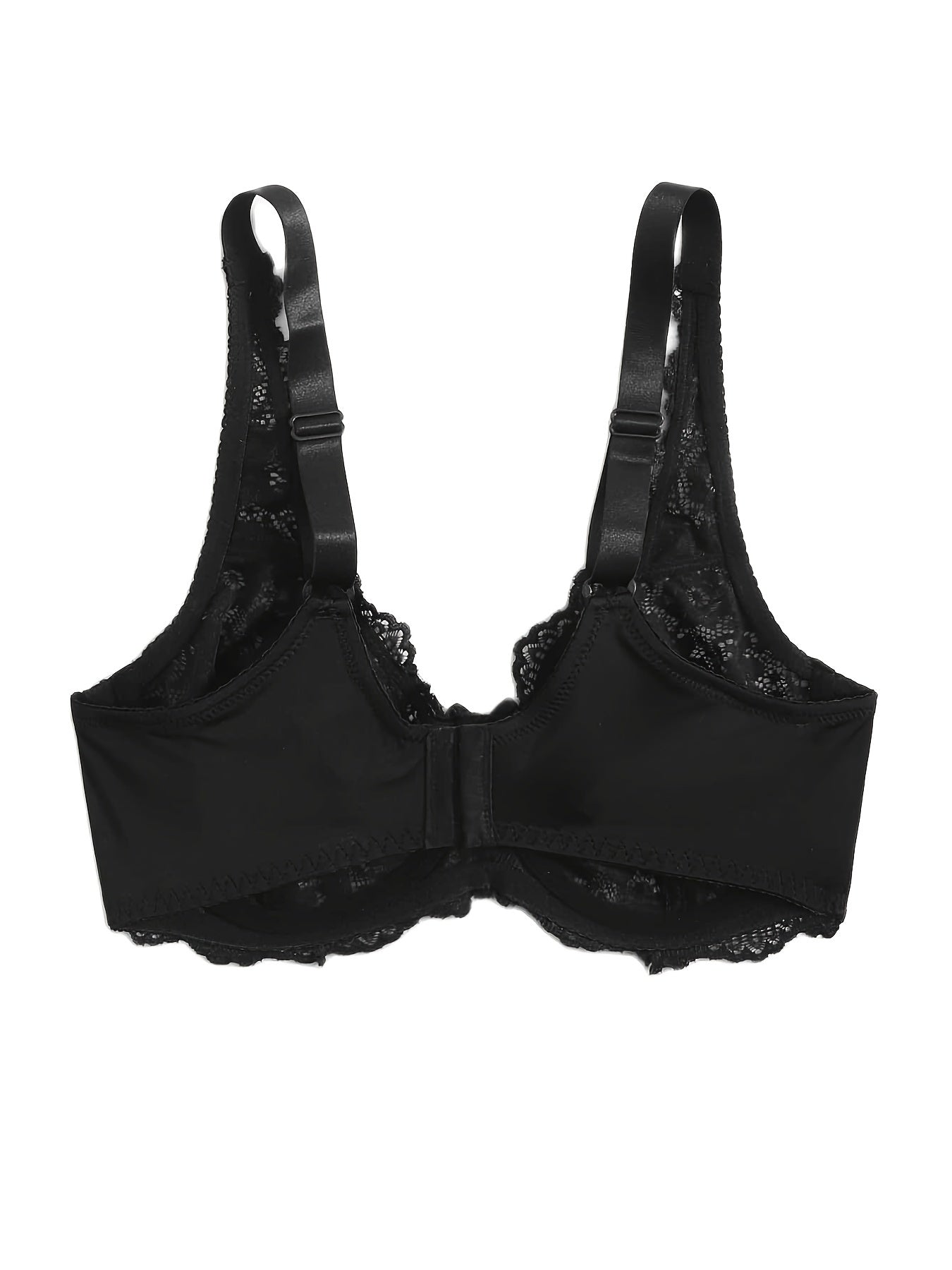 Contrast Lace Underwire Bra Sexy Bralette