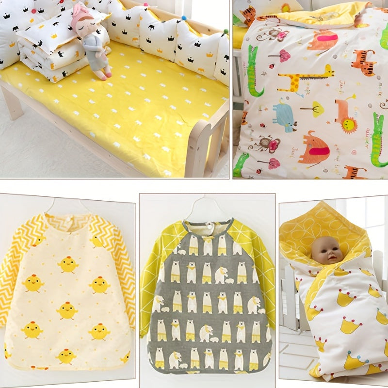 8pcs Floral Printed Fabric Sewing Quilting Material Handcraft Patchwo