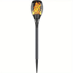 Solar Flame Lights Outdoor 12LEDs Waterproof Landscape Plug-In Lawn Light