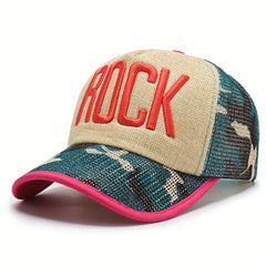 Men's Hip Hop Embroidered Baseball Cap Summer Mesh Couple Cap