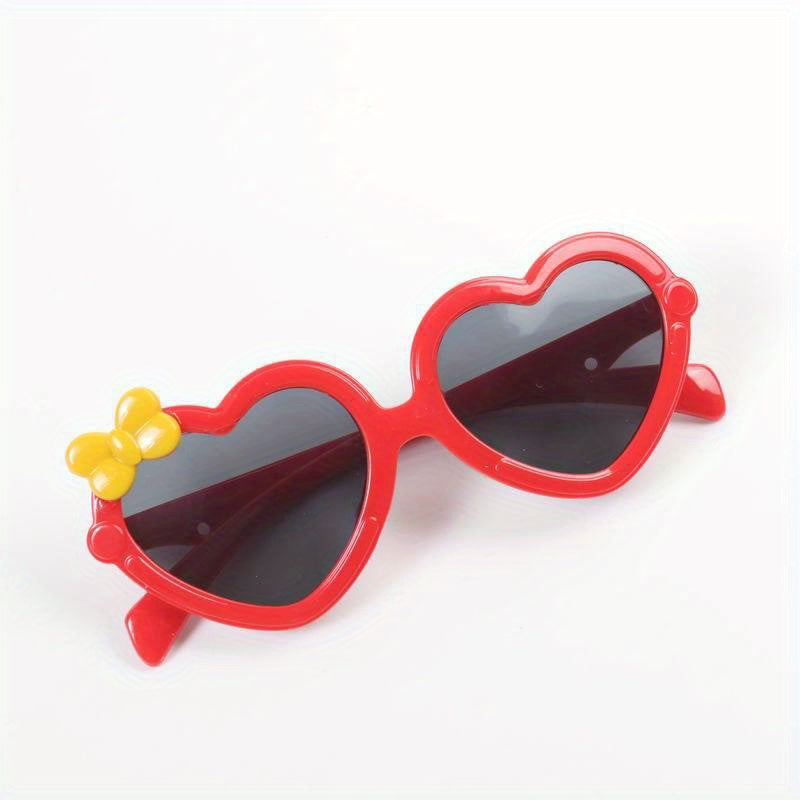 Cartoon Heart Frame Sunglasses UV Protection