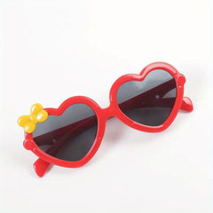 Cartoon Heart Frame Sunglasses UV Protection