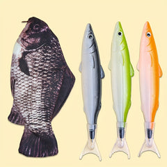 Creative Simulation Crucian Pencil Bag Funny Pencil Box