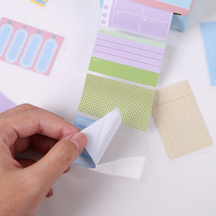 70 Pink Pull-out Label Stickers for School & Home