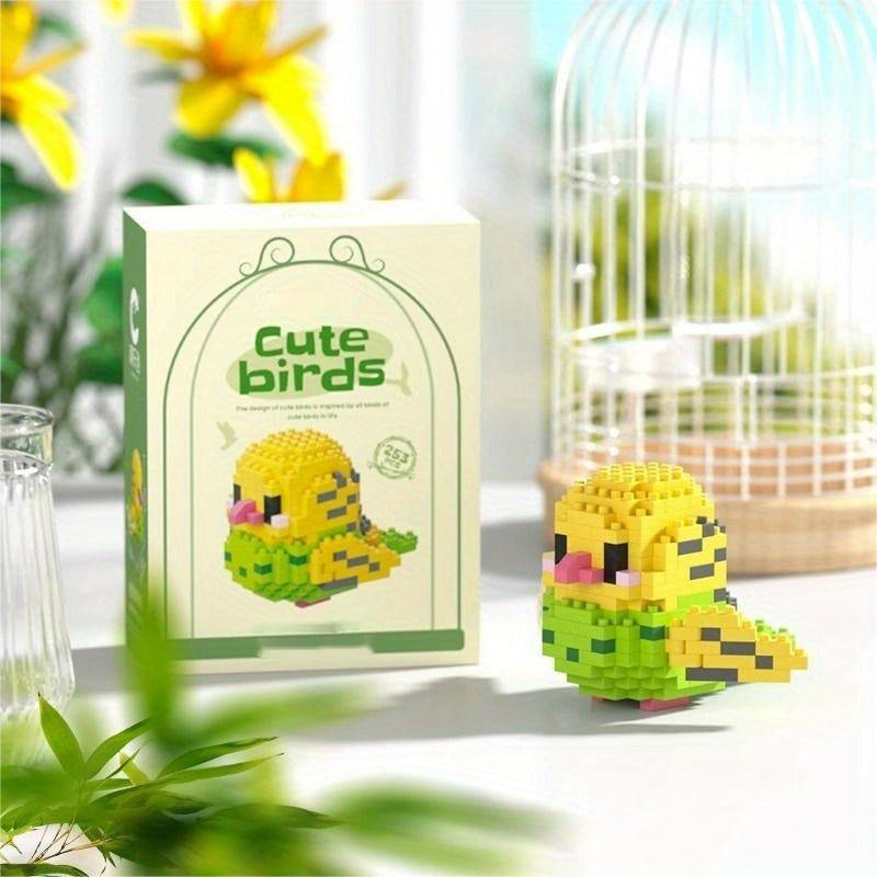 DIY Cartoon Bird Animal Building Blocks Assembly Toys