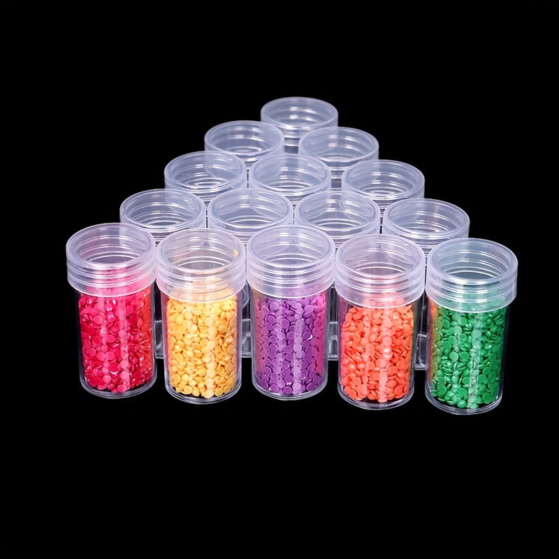 30-60pcs Mini Storage Bottle Diamond Painting Organizer DIY Rhinestone Art
