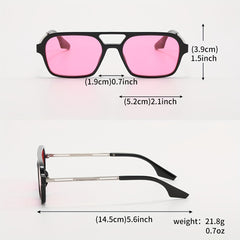 Top Bar Aviator Sunglasses UV400 Anti Glare Glasses