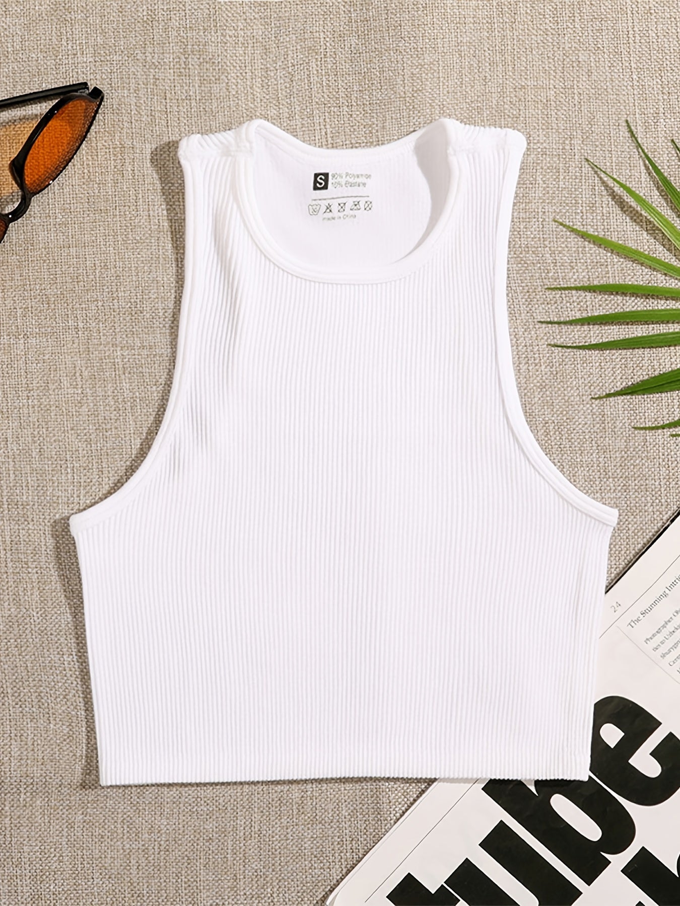 Ribbed Sports Bra Comfy & Stretch Workout Intimates Bra
