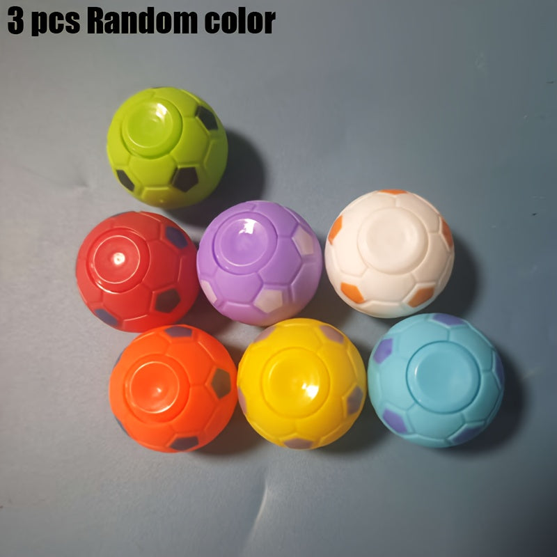 Colorful Mini Football Spinning Ball - Pack of 30