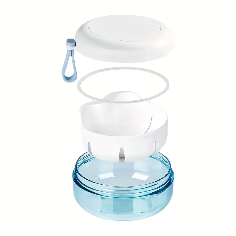 False Teeth Set Box Cleaning Retainer Storage Box Portable Case